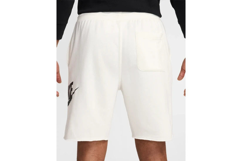 Nike Club Frech Terry Alumni Ανδρική Αθλητική Βερμούδα Εκρού