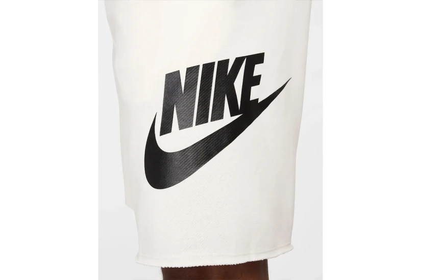 Nike Club Frech Terry Alumni Ανδρική Αθλητική Βερμούδα Εκρού