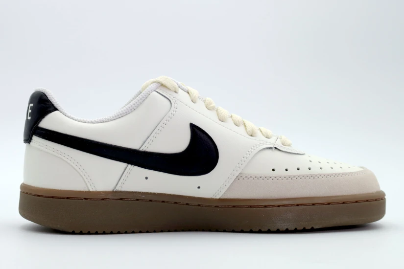 Nike Court Vision Low Sneakers Εκρού, Μαύρα, Καφέ