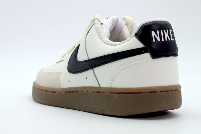 Nike Court Vision Low Sneakers Εκρού, Μαύρα, Καφέ