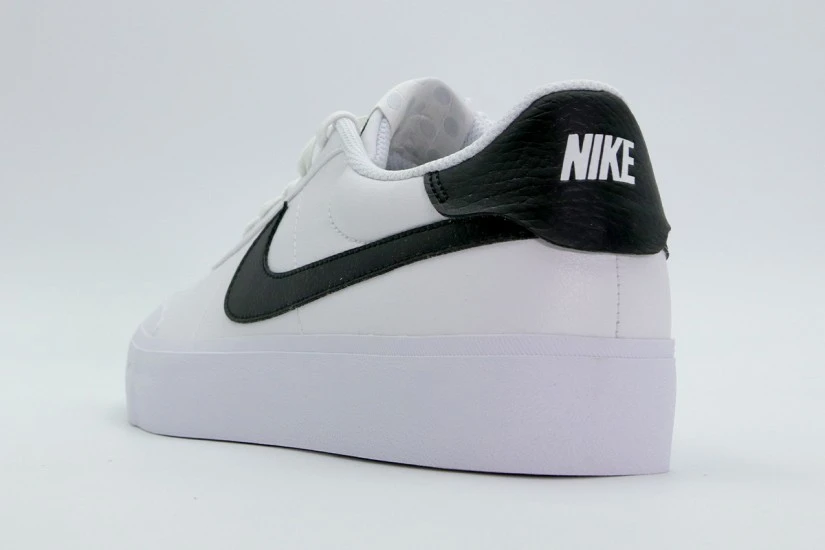 Nike Court Shot Ανδρικά Sneakers Λευκά, Μαύρα