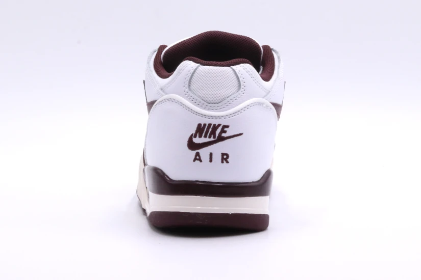 Nike Air Flight 89 Low Ανδρικά Sneakers Λευκά, Μπορντό
