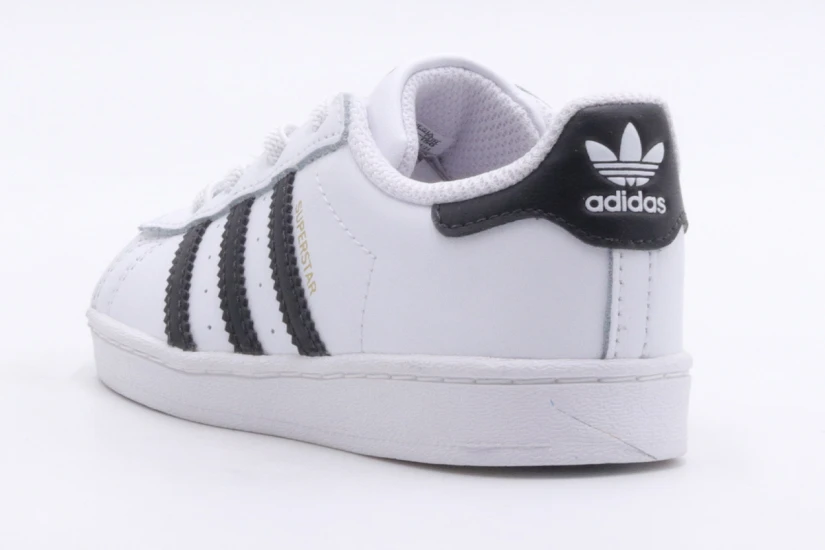 Adidas Originals Superstar Βρεφικά Λευκά, Μαύρα