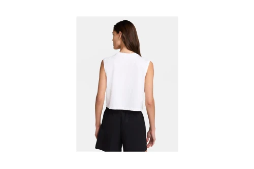 Nike Sportswear Club Crop Top Αμάνικο Γυναικείο (FV5505 100)