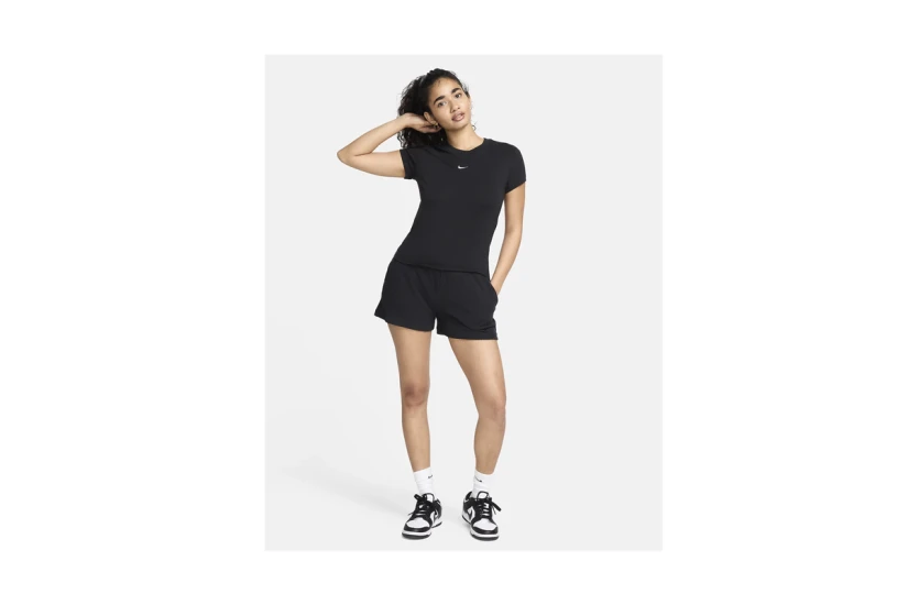 Nike Sportswear Chill Knit Γυναικείο Κοντομάνικο T-Shirt Μαύρο
