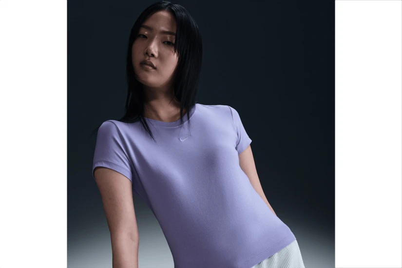 Nike Sportswear Chill Knit Γυναικείο Κοντομάνικο T-Shirt Λιλά
