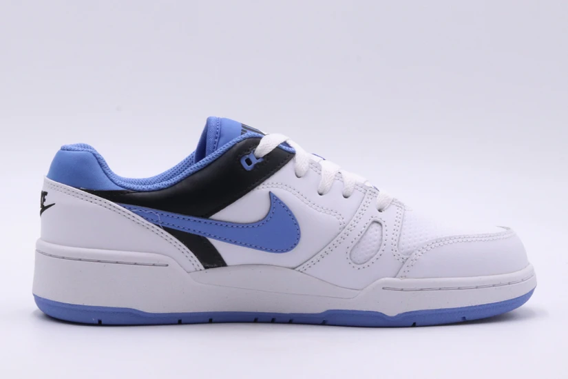 Nike Full Force Low Παιδικά Sneakers Λευκά, Μπλε, Μαύρα