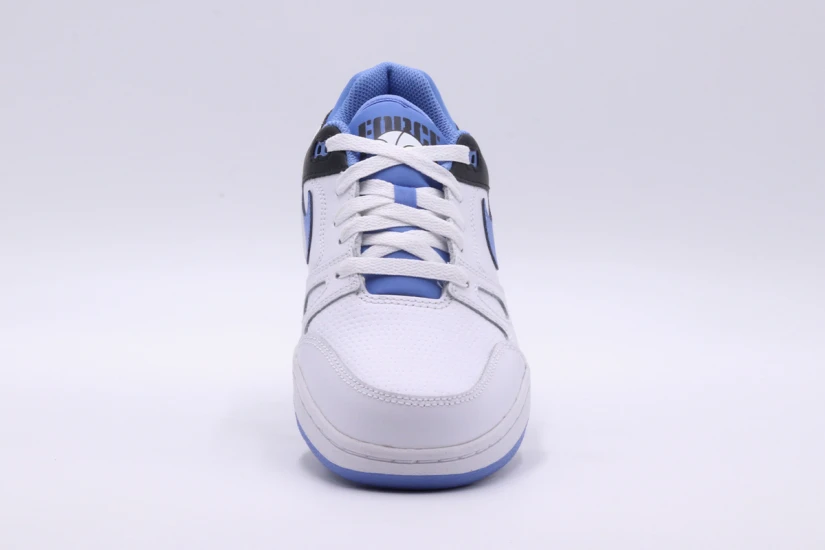 Nike Full Force Low Παιδικά Sneakers Λευκά, Μπλε, Μαύρα