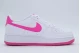 Nike Air Force 1 Sneakers Λευκά, Φούξια