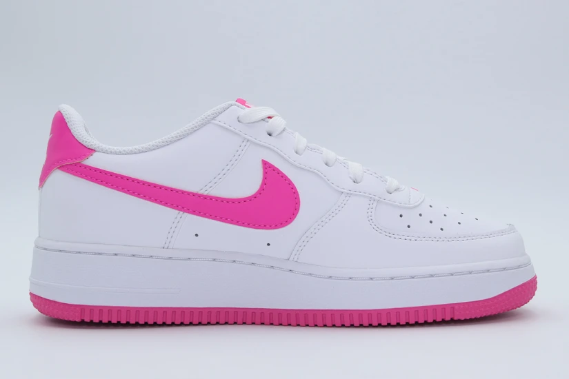 Nike Air Force 1 Sneakers Λευκά, Φούξια