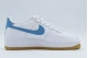 Nike Air Force 1 Sneakers Λευκά, Μπλε, Καφέ