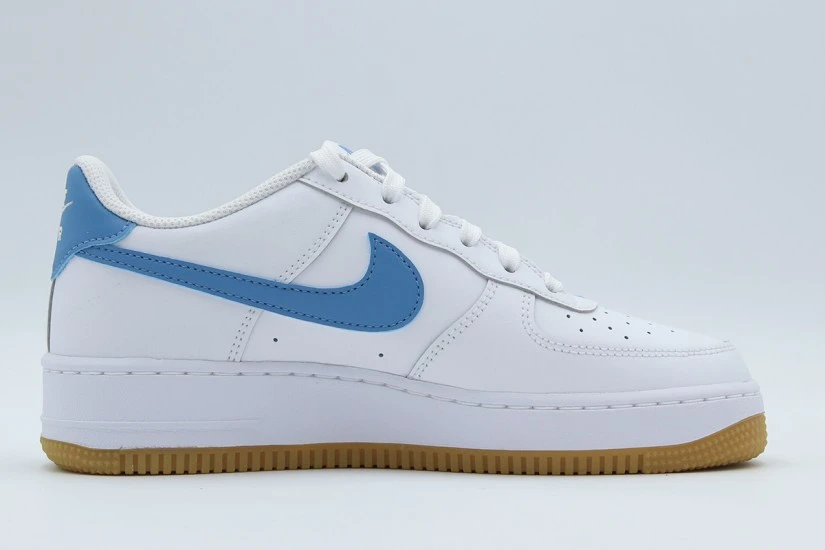 Nike Air Force 1 Sneakers Λευκά, Μπλε, Καφέ