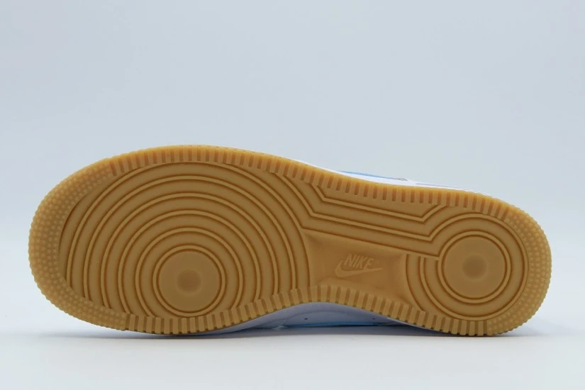 Nike Air Force 1 Sneakers Λευκά, Μπλε, Καφέ