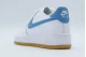 Nike Air Force 1 Sneakers Λευκά, Μπλε, Καφέ