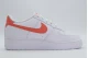 Nike Air Force 1 Sneakers Λευκά, Κοραλλί