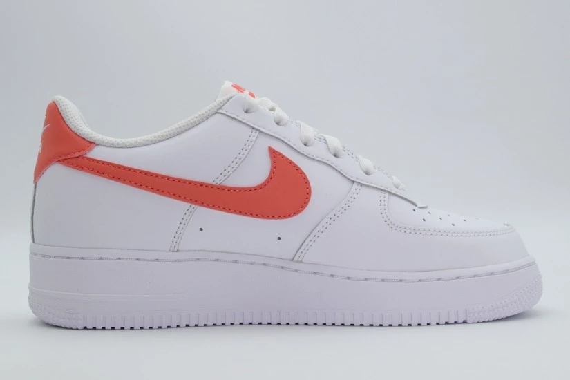 Nike Air Force 1 Sneakers Λευκά, Κοραλλί
