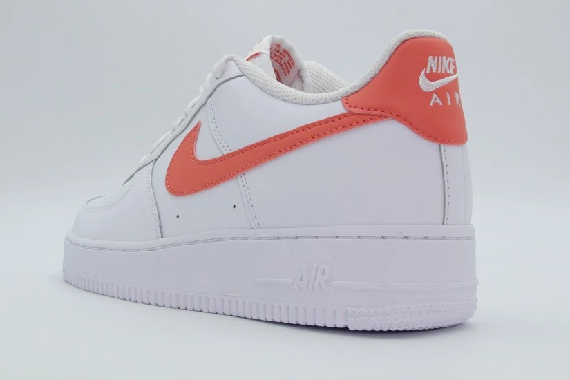 Nike Air Force 1 Sneakers Λευκά, Κοραλλί