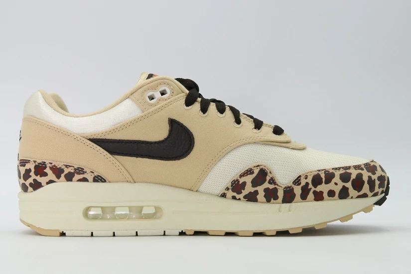 Nike Air Max 1 87 Leopard Sneakers Μπεζ, Εκρού, Καφέ, Μαύρα