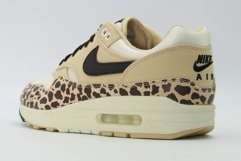 Nike Air Max 1 87 Leopard Sneakers Μπεζ, Εκρού, Καφέ, Μαύρα