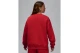 Jordan Brooklyn Fleece Γυναικεία Μακρυμάνικη Μπλούζα Κόκκινη