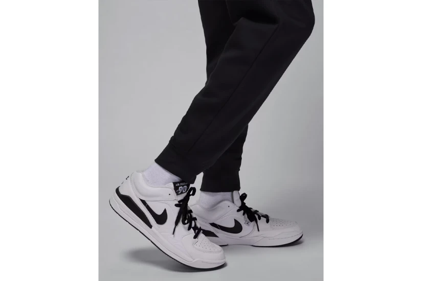 Jordan Brooklyn Fleece Ανδρικό Παντελόνι Φόρμας Μαύρο