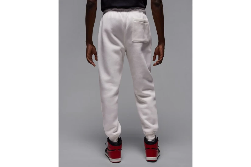 Jordan Brooklyn Fleece Ανδρικό Παντελόνι Φόρμας Εκρού