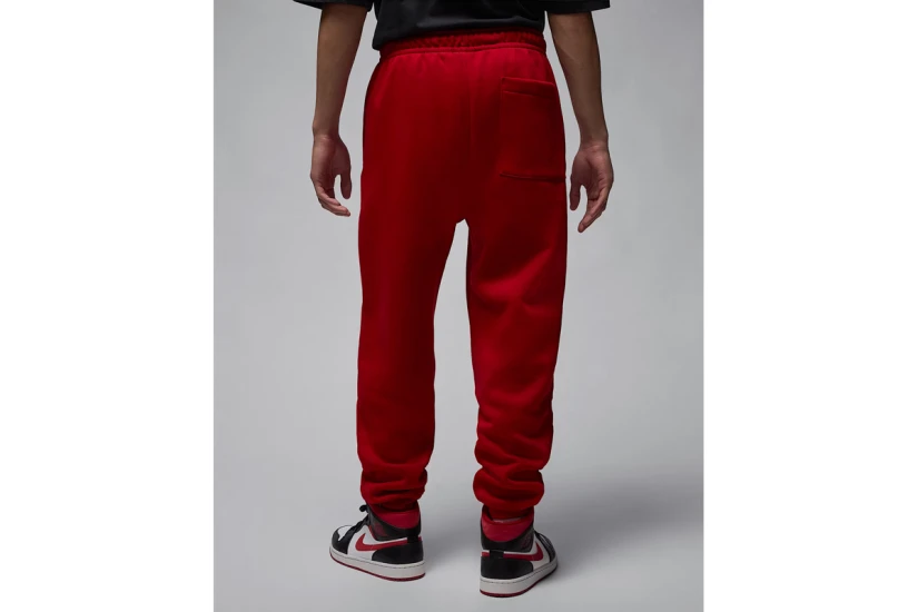 Jordan Brooklyn Fleece Ανδρικό Παντελόνι Φόρμας Κόκκινο