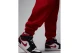 Jordan Brooklyn Fleece Ανδρικό Παντελόνι Φόρμας Κόκκινο