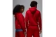 Jordan Brooklyn Fleece Ανδρικό Φούτερ με Κουκούλα Κόκκινο