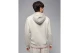 Jordan Brooklyn Fleece Ανδρική Ζακέτα με Κουκούλα Γκρι Ανοιχτό