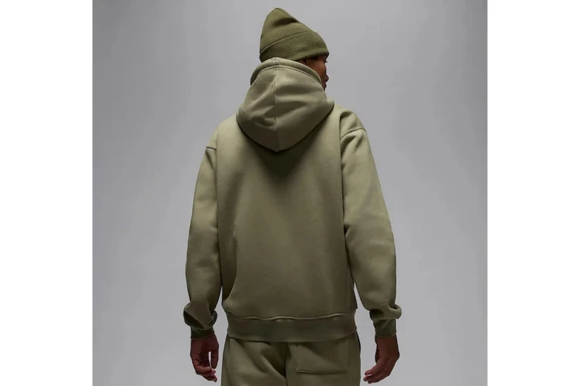 Jordan Brooklyn Fleece Ανδρική Ζακέτα με Κουκούλα Λαδί