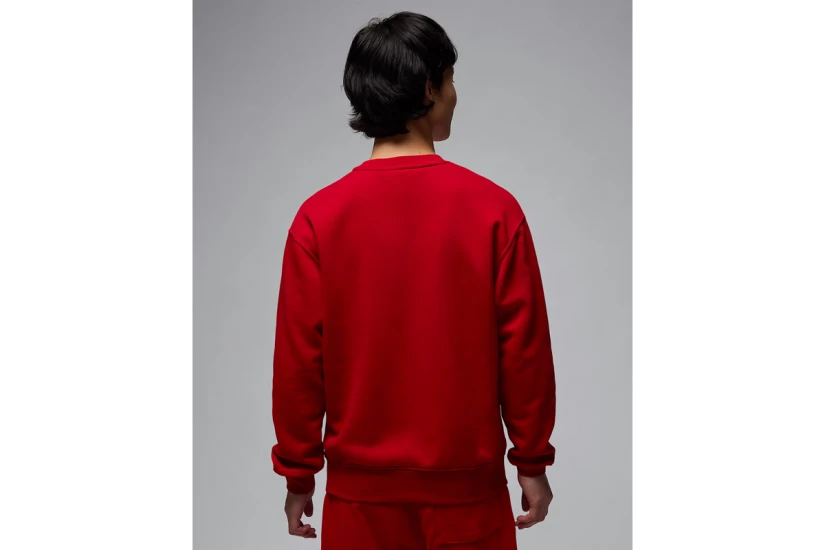 Jordan Brooklyn Fleece Ανδρική Μακρυμάνικη Μπλούζα Κόκκινη