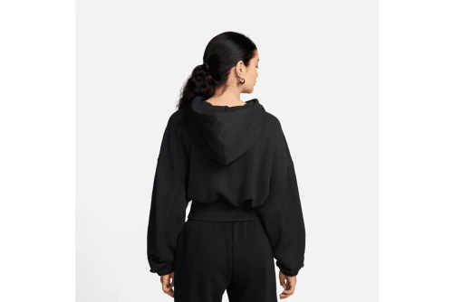 Nike Sportswear Cropped French Terry Hoodie Γυναικείο (FV7777 010)