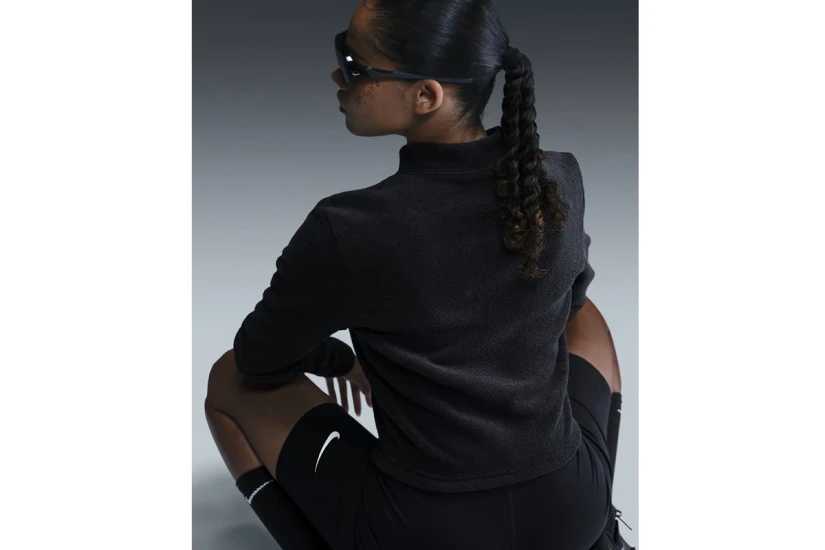 Nike Sportswear Phoenix Plush Μακρυμάνικη Μπλούζα με Φερμουάρ