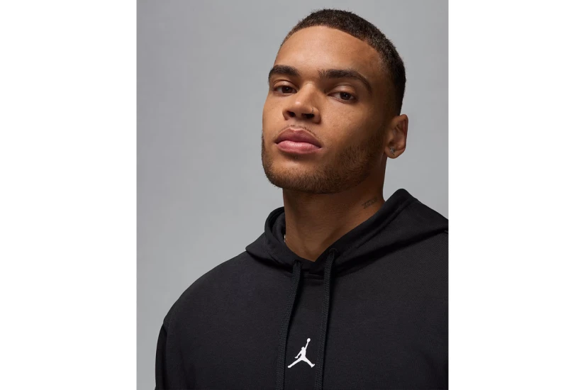Jordan Sport Crossover Dri-FIT Ανδρικό Φούτερ με Κουκούλα Μαύρο
