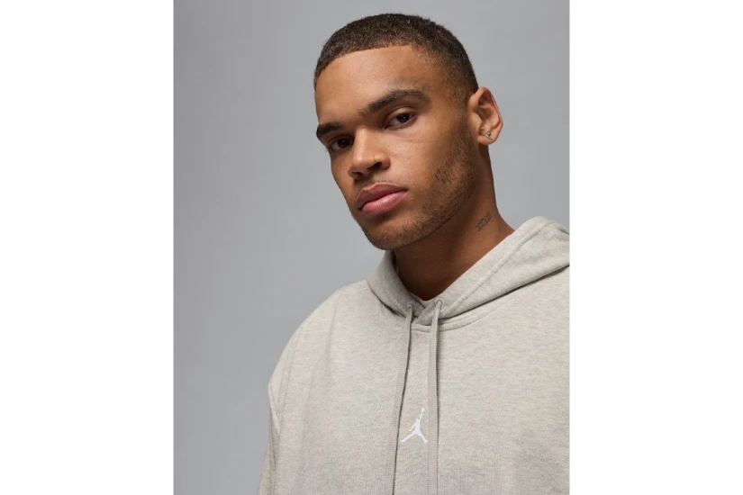 Jordan Sport Crossover Dri-FIT Ανδρικό Φούτερ με Κουκούλα Γκρι