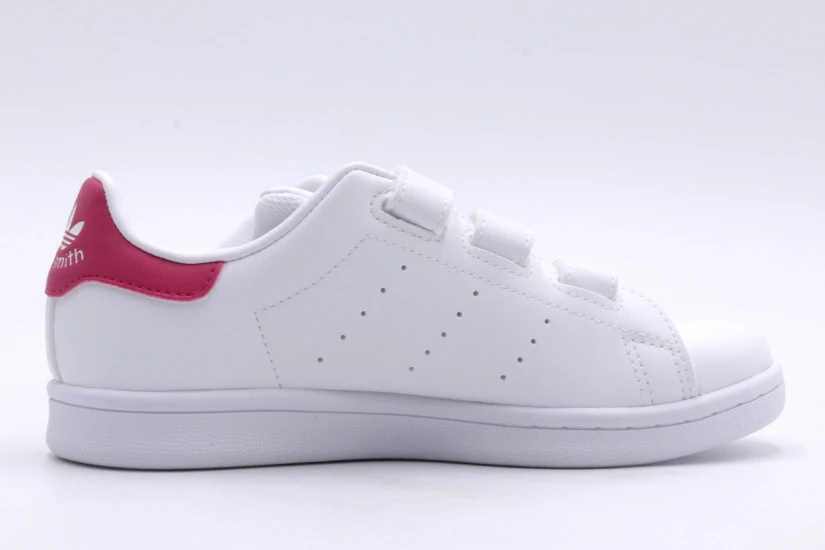 Adidas Originals Stan Smith Παιδικά Sneakers Λευκά, Φούξια