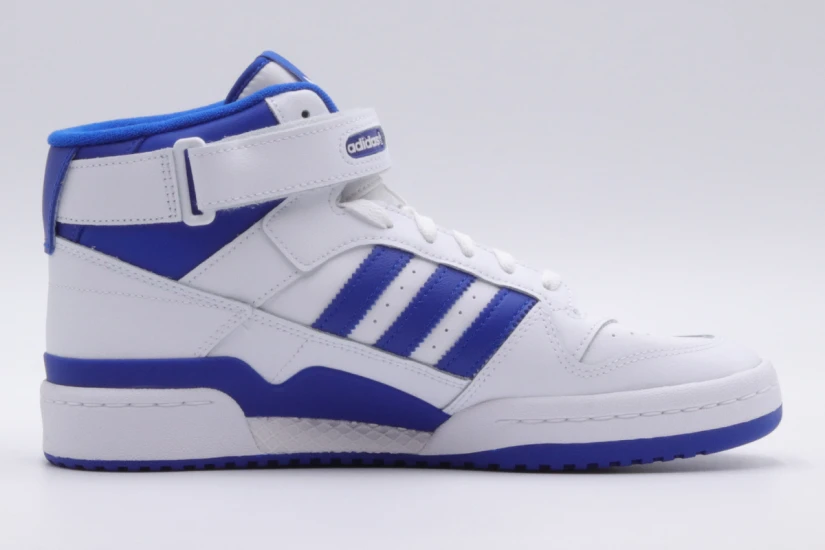 Adidas Originals Forum Mid Ανδρικά Sneakers Λευκά, Ρουά