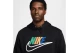Nike Club Ανδρικό Φούτερ με Κουκούλα Μαύρο