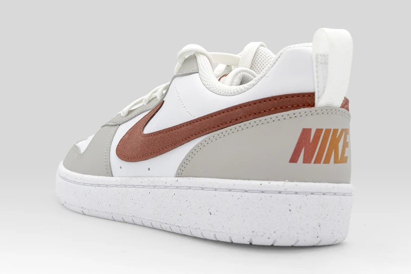 Nike Court Borough Recraft Sneakers Λευκά, Γκρι, Μπορντό