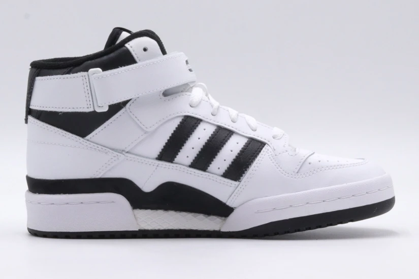 Adidas Originals Forum Mid Παιδικά Sneakers Λευκά, Μαύρα