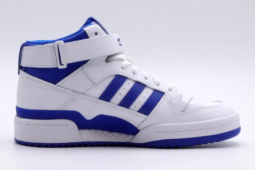 Adidas Originals Forum Mid Παιδικά Sneakers Λευκά, Μπλε