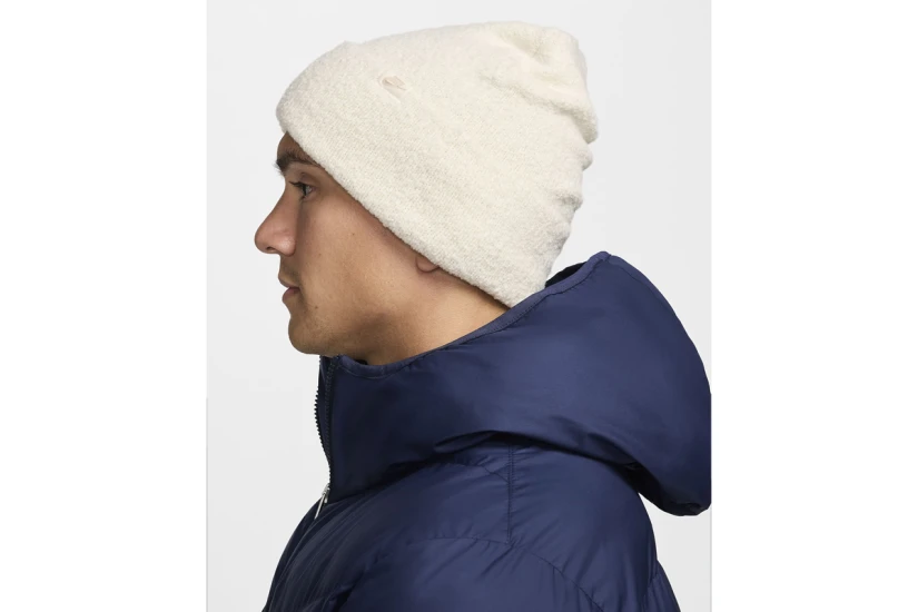 Nike Peak Χειμερινό Σκουφάκι Εκρού
