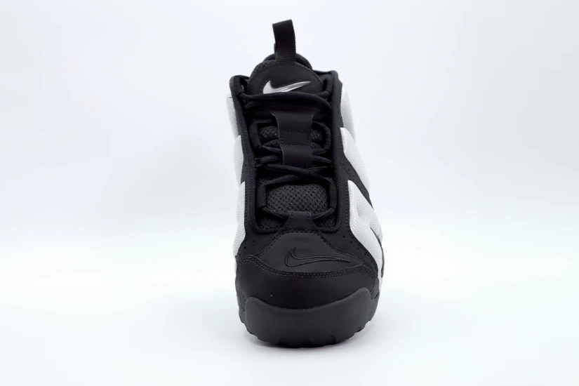 Nike Air More Uptempo Low Unisex Sneakers Μαύρα, Γκρι