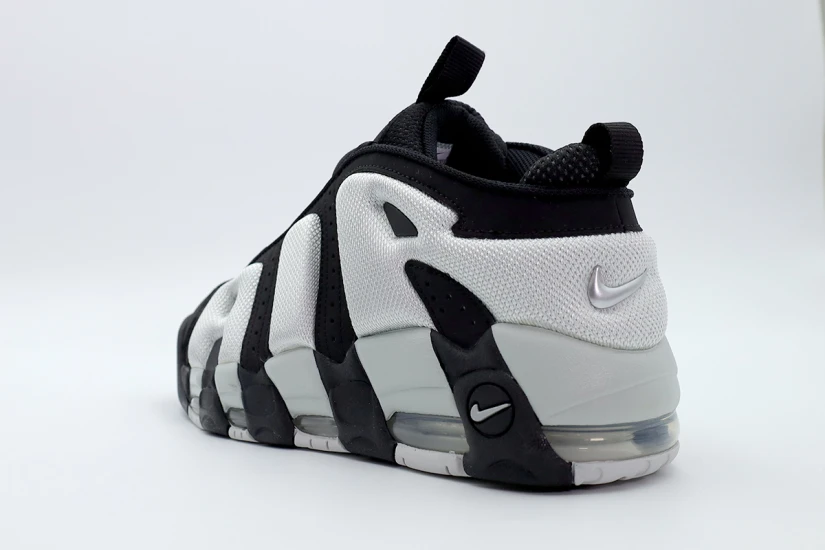 Nike Air More Uptempo Low Unisex Sneakers Μαύρα, Γκρι