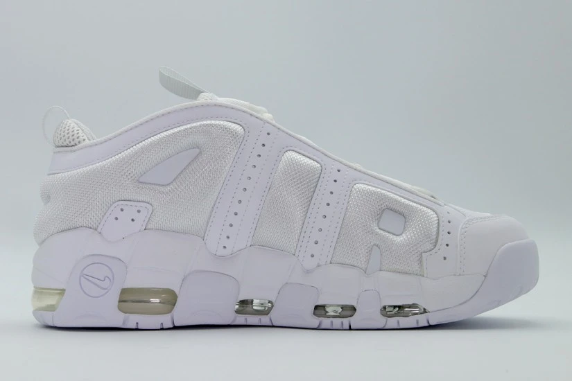 Nike Air More Uptempo Low Unisex Sneakers Λευκά