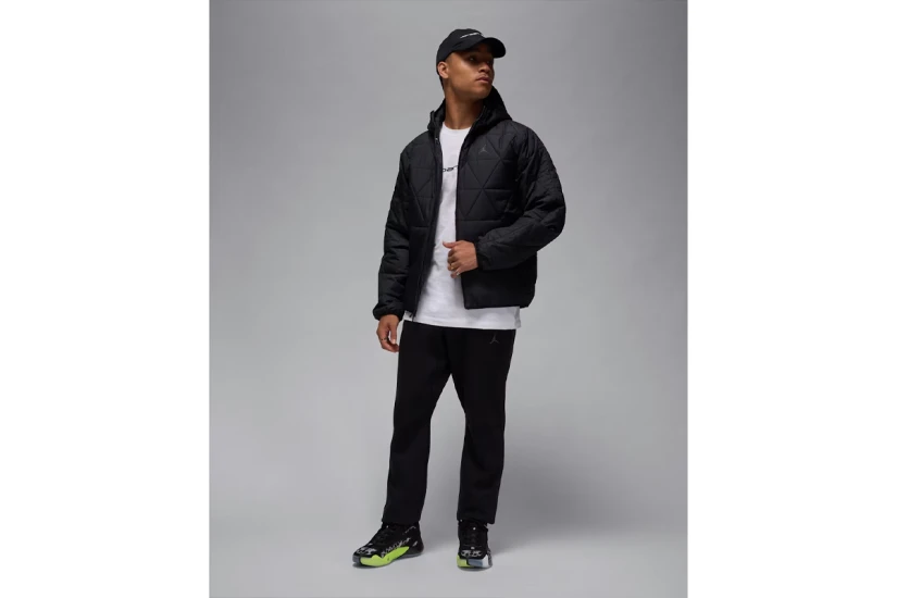 Jordan Sport Therma-Fit Ανδρικό Μπουφάν Puffer Μαύρο