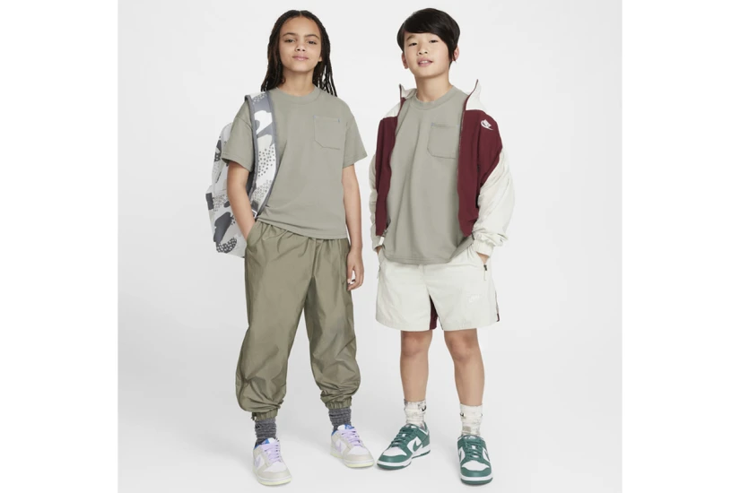 Nike Sportswear City Utility Παιδικό Κοντομάνικο T-Shirt Γκρι