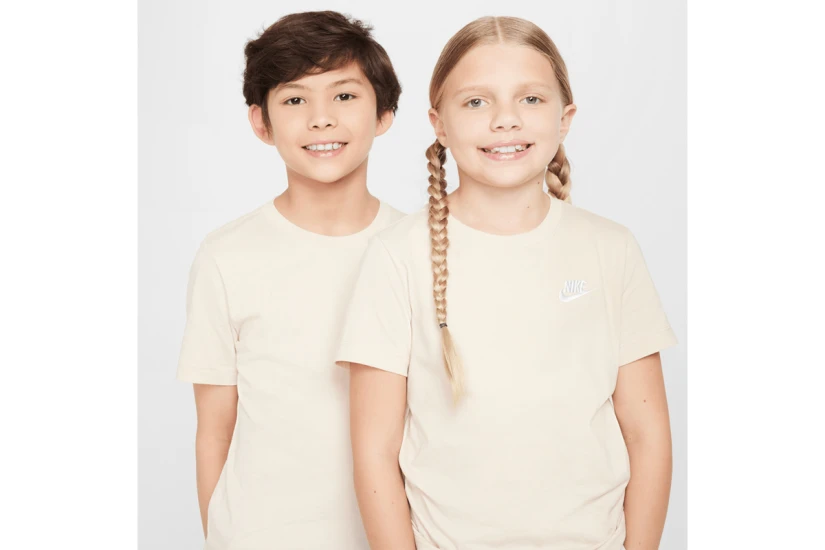 Nike Sportswear Παιδικό Κοντομάνικο T-Shirt Μπεζ