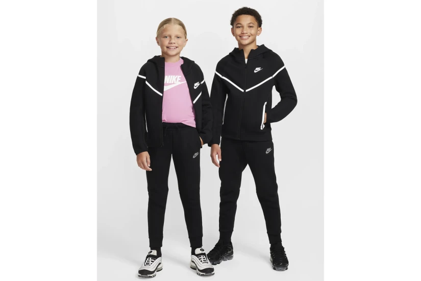 Nike Sportswear Tech Fleece Παιδικό Παντελόνι Φόρμας Μαύρο